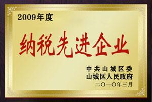 2009年度納稅先進(jìn)企業(yè)